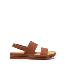 Women Beach Sandals Fashion Comfortable Flat Sandals Platform Summer Water Outdoor Casual Walking Shoes - 棕色 - 查看 8