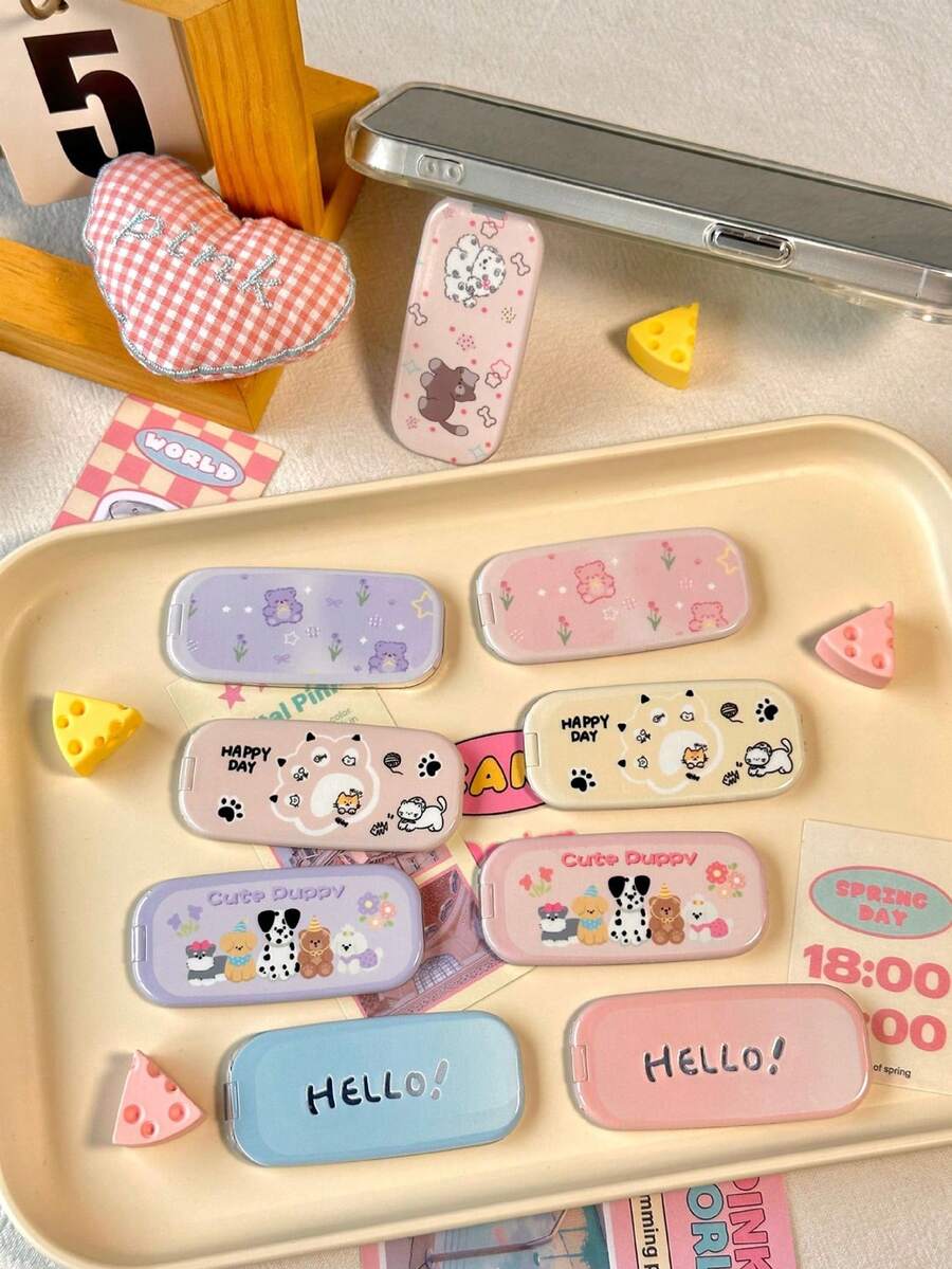 Giá đỡ điện thoại hình động vật hoạt hình dễ thương, giá đỡ gấp gọn vô hình, phù hợp với mọi loại điện thoại. - Nhiều màu - Xem 1