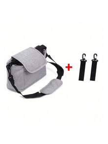 Hospital Delivery Bag,Stroller Bag,Multi-Function Diaper Bag With Detachable Shoulder Strap | Easy-Carry Baby Organizer With Multiple Compartments For Stroller & Travel | Durable Polyester, Black,Baby Essentials - Bags - View 10