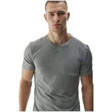 Men Sports Tees & Tanks - Grey - View 4