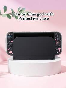 Ayotu 1 pièce Étui de protection transparent ultra-fin en TPU avec motif de fleurs de cerisier & pétales, compatible avec Switch OLED/Lite/New Switch2 (2025). Compatible avec le dock, sans retrait nécessaire. Résistant aux chocs & à la poussière. Plusieurs couleurs. Style romantique de printemps, style campagnard, Saint-Valentin, Nouvel An, saison de la rentrée scolaire. - Voir 9