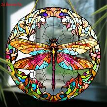 Đồ trang trí 2D phẳng - Một con chuồn chuồn bắt nắng, logo tròn bằng acrylic in hai mặt, thích hợp để trang trí cửa sổ, hiên nhà, tường. Một món quà sinh nhật ý nghĩa dành cho người thân hoặc bạn bè. - A - Xem 2