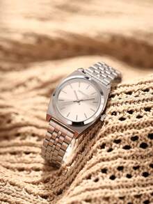 REBIRTH 1pc Women's Business Classic Elegant Quartz Movement Wristwatch, Suitable For Daily Wear - one-size - View 5