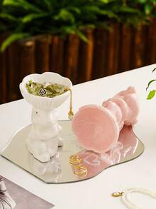 1 tượng thỏ Phục Sinh bằng gốm dễ thương, đồ trang trí nhà cửa tối giản hình thỏ, thích hợp để bàn, trang trí mùa xuân Phục Sinh, quà tặng ngày Valentine, trang trí nhà cửa, lễ Phục Sinh, trang trí mùa xuân, trang trí phòng khách, đồ trang trí sân vườn - Nhiều kiểu dáng - Xem 9