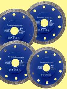 0.9in Inner Hole Alloy Wood Saw Blade, Cutting Without Jamming, Cutting Template Cabinet Board, Fast Cutting Speed, Two Specifications Of 125mm And 115mm, And Efficient - Alloy Wood Slices - View 2
