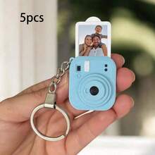 Customized Photo Mini Camera Keychain, Personalized Memento With Customizable Photo Insert, Cute Camera Shaped Keyring, Suitable For Couples/Friends Gift, Unique Customizable Daily Carry Accessory,Garden Decor - Multicolor - View 20