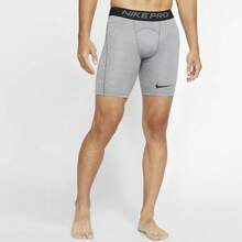 Nike Pantalones cortos elásticos con logo sólido metálico para entrenamiento profesional, color gris - Multicolor - Ver 3