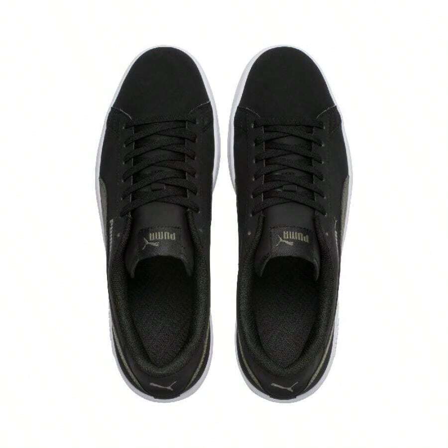 Giày thể thao Puma Smash V2 Buck Unisex, thoải mái và nhẹ, thích hợp mang hàng ngày, mã sản phẩm 365160-05 - đen-xanh đậm - Xem 1