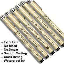 Bộ bút bi đầu nhọn Fine Point Series, 12+1 chiếc - Màu đen, đầu nhọn, bao gồm 16 kích cỡ bút khác nhau, bút chuyên dụng cho nghệ sĩ với ngòi 0.3-1.0mm, khô nhanh, mực đen không thấm nước, bộ bút vẽ minh họa đầu nhọn dành cho nghệ sĩ, thích hợp để phác thảo chi tiết, ghi chú, viết nhật ký, vẽ truyện tranh, thư pháp, vẽ kỹ thuật, vẽ tranh biếm họa. Ý tưởng quà tặng tuyệt vời cho mùa tựu trường 2026, đồ dùng văn phòng phẩm nghệ thuật. - Bộ - Xem 7