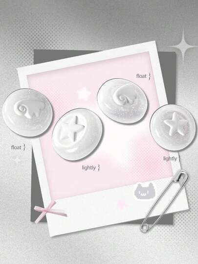 GeekShare 4 piezas de protectores de agarre para el pulgar de silicona con diseño de jabón de cristal brillante para Nintendo Switch 2/Switch 2 Pro