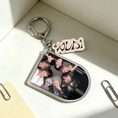 ALD-1 Keychain, CD Keychain, EUPHORIA Keychain, Creative Keychain, Keychain, Double-Sided Laminated Keychain, Bag Charm, Car Charm, Birthday Gift, Party Favor