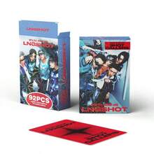 92张K-Pop LNGSHOT新专辑《SHOT CALLERS》明星照片贴纸、LOMO卡、LNGSHOT龙虾组合ID照、应援照片、LOMO卡、双面小卡片、收藏卡照片/贺卡/书签、主题LOMO卡贴纸套装、必备粉丝周边 - 彩色 - 查看 4