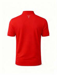 Men's Polo Shirt, Texas Country T-Shirts, Men's Blouses - Đỏ - Xem 4