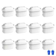 Waterdrop El Cartucho de Filtro, Reemplazo para Bri ta maxtra + Jug, Merella Cool, Mavea Elemaris XL y Flow Water Tank, Certificado TÜV SÜD, NSF (12) - Blanco - Ver 11