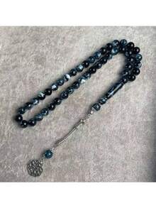 33pcs 10mm Watermelon Turquoise Beads Bracelet, Muslim Prayer Beads - Multicolor - View 8