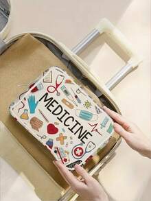 New Ouchie Pouch Storage Bag - Medical Bag, Toiletry Bag, Travel Essential, Colorful Design Suitable For Medicine, Cosmetics And Travel Supplies, Personal Care Organizer, Portable Medical Storage Bag, Can Store Medicine And Medical Supplies - Multicolor - View 6