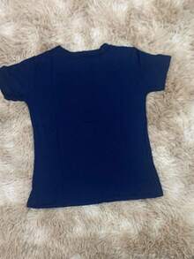 Women's Baby Look Leopard Print - New Release - Navy Blue - View 3