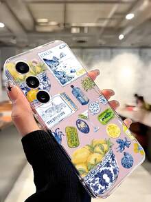 1个几何拼图软壳保护套，兼容华为荣耀、Galaxy A04e/12/A13/A14/A34/A50/A52/A53/A54/S21/S22/S23/S24/S25/S25Ultra/S25FE/S26/S26 Plus/S26 Ultra/S26 Edge、6A/7A/8A、12T/13T/15T/15T Pro，国际版，非国内版 - 無色 - 查看 7