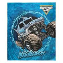 1PC Megalodon Shark Monster Truck Inspired Flannel Throw Blanket, Suitable For Providing Personalized And Ideal Gifts For Family, Friends, Classmates, And Pets. Suitable For Sofas, Beds, Living Rooms, Offices, Outdoor Camping, Monster Jam Style Gift & Extreme Motorsports Fan Decor For Adults - Nhiều màu 1 - Xem 8