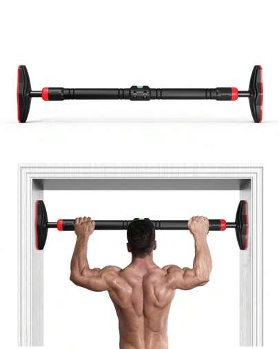 Heavy Duty Doorway Pull-Up Bar For Home Gym - Chin Up, Upper Body & Abs Workout, Strength Training