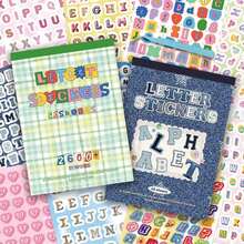 随机求职信贴纸簿，款式多样，适合DIY手工、剪贴簿、马克杯、邮箱、公告板和日记本等。 - 長方形 - 查看 8