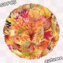 SCXXBSW 50pcs Autumn Stickers, Cute Cartoon Stcikers For DIY Purposes Such As Skateboarding, Water Bottles, Laptops, And Mobile Phones - A - View 8