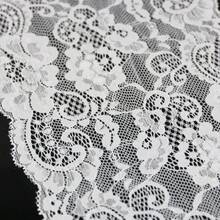 (3m/Roll)Width 17cm White Elastic Lace Hollowed Out Clothing Design Curtain Matching - Mixed Colors - View 5