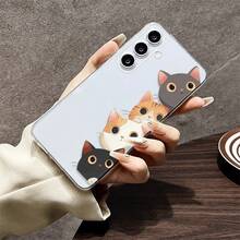 Transparent Shell 4-Claw Cat TPU Shockproof Protective Phone Case, Compatible With Apple Models, Suitable As Birthday And Christmas Gifts For Couples, Women, Daughters, Boyfriends, Girlfriends, And Teenagers,International Version, Not The Domestic Version - Clear - View 2