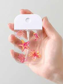 1pc New Fashionable Transparent Starfish, Lily, Sea Turtle Nano Spray Travel Perfume Bottle, Lightweight Space-Saving Refillable Container, Minimalist Versatile - View 4