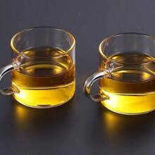 Thick Heat-Resistant High Borosilicate Glass Small Tea Cup With Handle, Transparent Kung Fu Tea Cup, Coffee Cup, Teacup - Multicolor - View 8