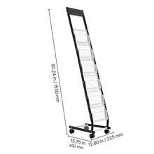 Expandable Files - Bodenständer mit Rollen-Sockel, 6 Fächer - 보기 10