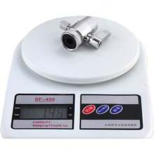 Válvula desviadora de llave de fregadero chapado en cromo para llave de filtro de agua por encima del mostrador, accesorio para - como en la foto - Ver 7