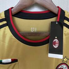 Milan Gold Jersey Third Kit 2013/2014 Fan Retro - Màu vàng - Xem 2