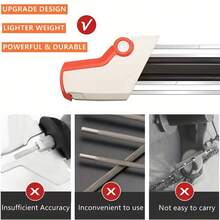 1pc 2-In-1 Chainsaw Chain Sharpener, 3/8" 4mm Chainsaw Sharpening Tool, Portable Handheld Chain Sharpener - Multicolor - View 9