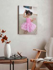 Impresión en lienzo personalizada con marco de madera de pino, póster de marco de foto personalizado para boda, decoración de pared de tela estirada moderna con respaldo autoadhesivo, regalo de decoración de foto personalizada - Multicolor 13 - Ver 10