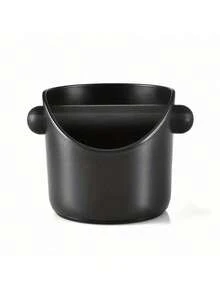 1pc Coffee Knock Box, Espresso Grounds Bin With Removable Tamping Rod And Non-Slip Base, Random Style Black Round Gift, Due To The Special Material, There May Be Minor Scratches And Paint Chipping During Production And Transportation, Which Is Not A Quality Issue And Does Not Affect Use. Please Purchase With Confidence! - Multicolor - View 11