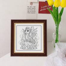 Sách tô màu Rồng Pha lê Ánh trăng dành cho người lớn, 24 trang, sách vẽ tranh tự làm mang tính giáo dục cho trẻ em, món quà lý tưởng cho gia đình hoặc bạn bè. - Rồng Pha Lê - Xem 9