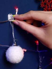 27/54/99pcs Lighting String Clips, Outdoor Lighting String Protector, Cord Organizer, Home Desk/Wall Hooks, Practical Accessory For Party & Festival Lights, Christmas Light Clips - Multicolor - View 6