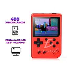Sup Box Consola Game Boy Videojuego Retro Portátil 400 Juego - Rojo - Ver 2