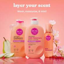 Eos Cashmere Body Wash – Pink Champagne, Moisturizing Body Wash, Creamy Gel Formula, With Shea Butter, Glycerin, Vitamin E, PH Balanced, Sensitive Skin, Vegan, 16 Fl Oz - 粉紅香檳 - 查看 7