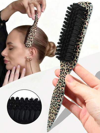 1pc Unscented Professional Hair Comb And Beard Brush Set, Gradient And Scissor Cleaning Comb, Smooth Hairstyling Tool Suitable For Coarse And Fine Hair, Great For National Day, Bathroom, Scalp Massage, Back To School, Travel, Daily Life, And Holiday Gifts For Family And Friends