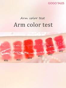 GOGO TALES Son môi dạng thỏi dưỡng ẩm màu hồng nhạt Sweet Pink Ballet, lên màu chuẩn nhưng không bết dính, giữ ẩm lâu trôi, bóng như gương, phù hợp cho trang điểm tự nhiên hàng ngày và thế hệ Gen Z. - #G03 Màu hồng vải - Xem 8