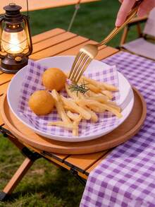 多巴胺网格图案防油防水烘焙纸，彩色不粘食品包装纸，适用于蛋糕、汉堡、三明治、空气炸锅、野餐、情人节派对等场合 - 彩色 - 查看 8