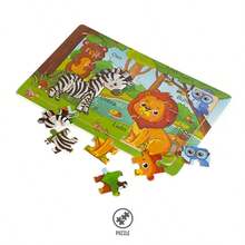 BUYTITI Wooden Puzzles For Children MDF - Multicolor - View 1