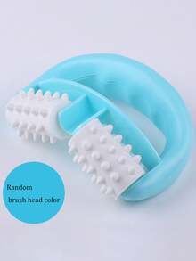 1pc Dual Wheel Manual Roller Massager, Relax Muscles, Increase Blood Circulation, Fascia Relaxation Massage Tool, Muscle Massage Roller, Deep Tissue Trigger Point Release, Body Massager, Fitness Equipment, Leg Massager, Women Fitness Tool - A - View 7