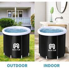 HotMax Portable Large Ice Bath Inflatable Cold Plunge Tub 380L Recovery Wellness - C - View 3