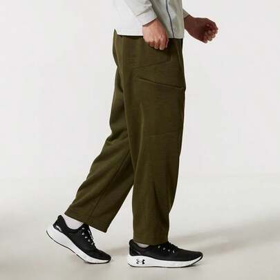 Under Armour 男士宽松休闲舒适针织直筒裤 APAC Urban OD Swacket Pant-GRN 6010036-308