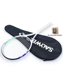 SALYWEE BaboBee | 100% Full Carbon Fiber Tennis Racket MAX 60lbs Pre-Strung | Aerospace-Grade Frame 275±G Lightweight With Free Overgrip + Bag | Hexagon Honeycomb Tech | Professional Tennis Racquet For Gift Giving - Multicolor - View 13