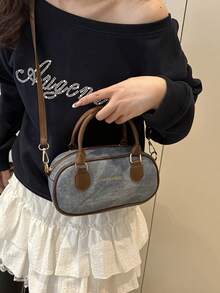 Simple, Fashionable And Exquisite Hand-Held Crossbody Bag. 2026 New Model. Fashionable And Retro Style. Women's Bag. - Blue - View 9