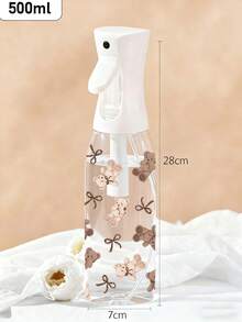 蝴蝶結圖案可補充式 PET 便攜噴霧瓶，多功能細霧噴瓶，適用於旅行與出差，可用於卸妝、髮型造型、清潔、植物澆水、臉部保濕 - 彩色 - 查看 10
